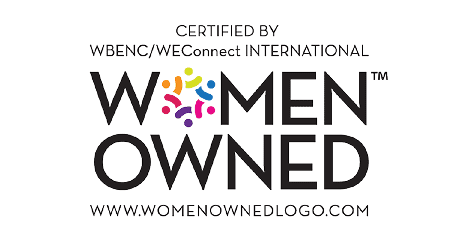 Women Owned logo certification by WBENC.