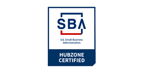 SBA HUBZone Certified logo badge.
