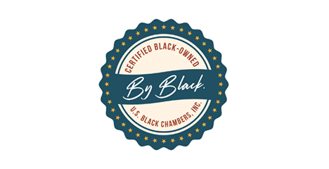 Certified Black-Owned badge by U.S. Black Chambers.