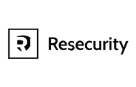 Resecurity logo with stylized R icon.