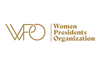 WPO Women Presidents Organization logo design.