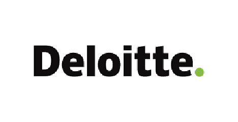 Black text logo on gray background.