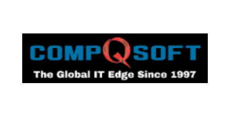 Logo of CompQsoft, a global IT company since 1998.